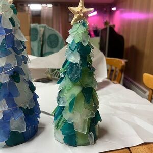 Colorful Glass Christmas Tree Decor
